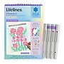Lifelines FlowArt: Dot-By-Letter Everyday Inspiration Coloring Book, 20 Pages (LL-16-3224)~#|#~A8F44C9F-550C-431A-B3FA9D6AC96371A9_sc7