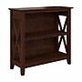 Bush Furniture Key West 30"H 2-Shelf Bookcase with Adjustable Shelf, Bing Cherry (KWB124BC-03)~#|#~A8F8226C-659D-41BB-A810C6C6E932EB20_sc7