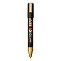 POSCA PC-5M Water Based Paint Marker, Medium Bullet Tip, Gold, 3/Pack (UBCPC5MGOLD-3)~#|#~A8F8E113-E293-4D27-A339A5CD6D8566DB_sc7
