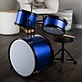 Hey Play Kids Drum Set with Throne Stool, Blue, 3 Pieces/Set (80-TT0078-BL)~#|#~A8FD083E-3FA9-425C-B17CB2B79388BDF7_sc7