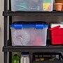 Iris WeatherPro 44 Quart Storage Bin with Latching Lid, Plastic, Clear, 4/Pack (500132)~#|#~A901F9D9-11AA-4431-BAD0C0F9AE5FC0C5_sc7
