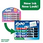 Expo 2-in-1 Dry Erase Markers, Chisel Tip, Assorted Colors, 4/Pk (1944655)~#|#~A9058AF6-D692-4DDA-8AA3EE9B80E24F5A_sc7