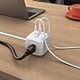 Staples TECH 5' Extension Cord, 3-Outlet, 14 AWG, White (ST62348)~#|#~A9193C93-3579-4FE7-BEB67352A516E1EA_sc7