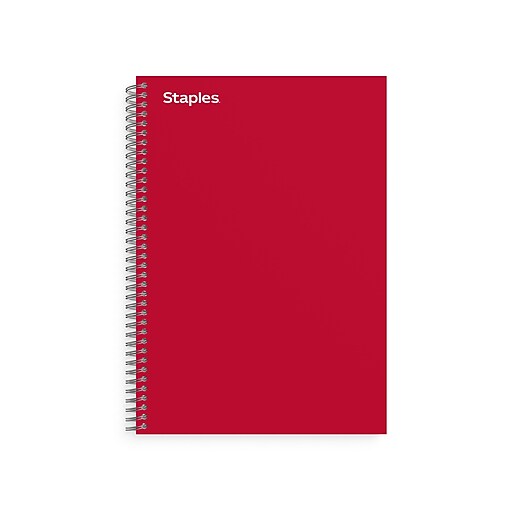 staples 3 subject notebooks