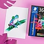 STAEDTLER Pigment Arts Multi Ink Brush Pens, Permanent, Multi Surface, Assorted Colors, 36/Pack (STD371C36)~#|#~A91DC090-086B-41CA-862910A6CC7BC610_sc7