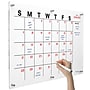 Excello Brands Acrylic Dry-Erase Calendar Whiteboard, 20" x 30", Black Print (ACRYLBRD-CAL20X30-BLK)~#|#~A92265C1-75EC-40C4-86DEF625DC492CE2_sc7