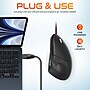 Delton Ergonomic 12 Ergonomic Vertical Optical USB Gaming Mouse, Black (DMERG12-U)~#|#~A928D845-A552-4485-B40E7367E14EBF59_sc7