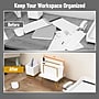 Mind Reader Metal Desk Organizer, White (LETG-WHT)~#|#~A92CD7C7-1C5C-4A46-91C271039AFBF79F_sc7