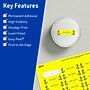 Avery Rectangle Multipurpose Labels, 2/3" x 1-3/4", Neon Yellow, 880/Pack (94209)~#|#~A92D1485-5D0E-441B-B45ABA3C2C0EE99C_sc7