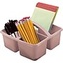 Teacher Created Resources Plastic Storage Caddy, 9" x 9.25" x 5.25", Light Mauve, 6/Bundle (TCR20957-6)~#|#~A92F233F-EC2E-42E9-B9BC1CFA532EE57F_sc7