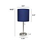 Creekwood Home Oslo LED Table Lamp, Brushed Steel/Navy Blue (CWT-2012-NV)~#|#~A92F29FC-33D9-4791-A05DE1EB7D332D72_sc7