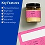 Avery Rectangle Laser/Inkjet Multipurpose Labels, 2.5" x 7", Bright Pink (60/Pack)~#|#~A9367BBD-AC90-4AF6-ABBFBB608CAEC74E_sc7