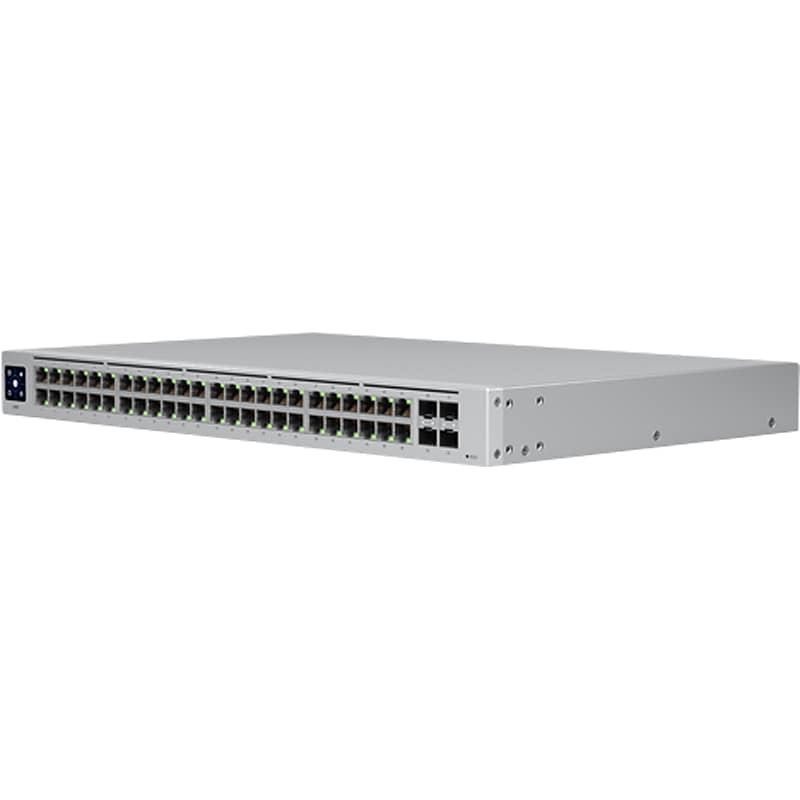 Ubiquiti UniFi 48-Port Gigabit Ethernet Managed Switch, 52 Gbps, Silver (USW-48) image 1