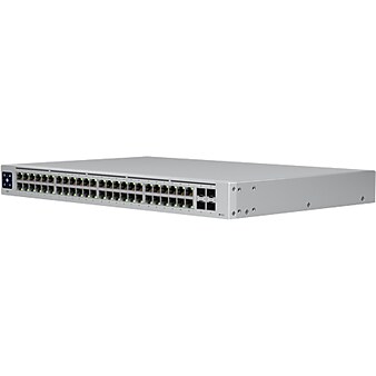 Ubiquiti UniFi 48 Gigabit Ethernet PoE Managed Switch, 52 Gbps, Silver (USW-48)