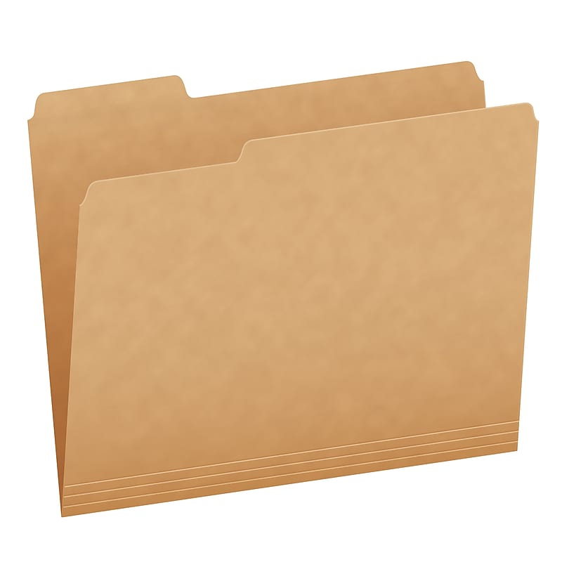 Pendaflex Heavy Duty File Folder, 1/3-Cut Tab, Assorted, Letter Size, Kraft, 50/Box (1007030) image 1