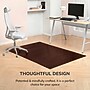 Anji Mountain Deluxe Bamboo Carpet & Hard Floor Chair Mat, 48" x 72", Dark Cherry (AMB24015W)~#|#~A93AF286-E365-44B6-8FB4CB035D363815_sc7