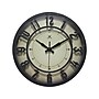 Infinity Instruments Wall Clock, Plastic/Glass, 12.13"Dia. (20292AB-4531)~#|#~A93FCC27-5AB2-447D-B579B5CC8B7DB812_sc7