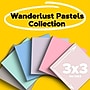 Post-it Recycled Super Sticky Notes, 3" x 3", Wanderlust Pastels Collection, 70 Sheets/Pad, 12 Pads/Pack (654R-12SSNRP)~#|#~A940CDFB-F939-42A0-AF083FFCCC572EC8_sc7