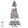 Safavieh 7.5 ft. Pre-Lit Frosted Green Artificial Christmas Tree, 350 Lights (FXP2016A)~#|#~A94822F5-9EBF-4D9C-97F91AC381C1E40E_sc7