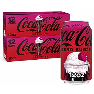 Coca-Cola Cherry Soda, 12 oz., 24 Cans/Carton (49000031034) | Staples