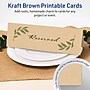 Avery Integrated Cards, 3.5" x 11", Matte Kraft Brown, 25/Pack (95339)~#|#~A94C3F0E-7CEF-4177-ADC5C24F38175B50_sc7