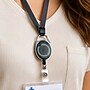 Staples Carabiner Name Tag Reel Clips, Smoke, Retractable Cord, Metal Carabiner Clip for Secure ID Badge Access, 10/Pack~#|#~A9563109-8B05-4E7A-8EB298ADEC54A920_sc7
