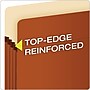 Pendaflex 10% Recycled Reinforced File Pocket, 3 1/2" Expansion, Letter Size, Redrope, 25/Box (1524EOX)~#|#~A95B1D1F-F0D8-43A2-8F64EC5C45482018_sc7
