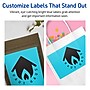Avery Printable Rectangle Multipurpose Labels, 5" x 8-1/8", Bright Blue, 80/Pack (94259)~#|#~A95C4B11-F91C-455D-BA73D5B59C7350E4_sc7
