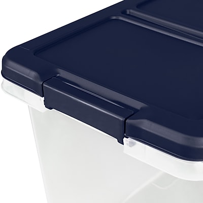 Home Logic 15 Qt. Latch Lid Storage Bins - Thumbnail 5