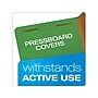 Pendaflex Pressboard Classification Folder, 2-Dividers, 2 1/2" Expansion, Letter Size, Dark Green, 10/Box (24133P)~#|#~A95EFEDA-F47A-4967-9B5D62415939EC71_sc7