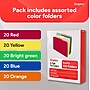 Staples File Folders, 1/3-Cut Tab, Letter Size, Assorted, 100/Pack (ST22953-CC)~#|#~A9613D6C-BE62-40D6-8C7FD751D4767FA9_sc7