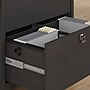 Bush Furniture Salinas 60"W L Shaped Desk with Lateral File Cabinet and 5 Shelf Bookcase, Vintage Black (SAL003VB)~#|#~A9686C1C-79BA-4A91-8F2FFEC44435DEBC_sc7