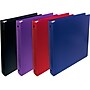 Better Office 1" 3-Ring Flexible Poly Binders, Assorted Colors, 4/Pack (11104-4PK)~#|#~A96A5A17-34D6-4D33-80C2C33862C0DE6E_sc7