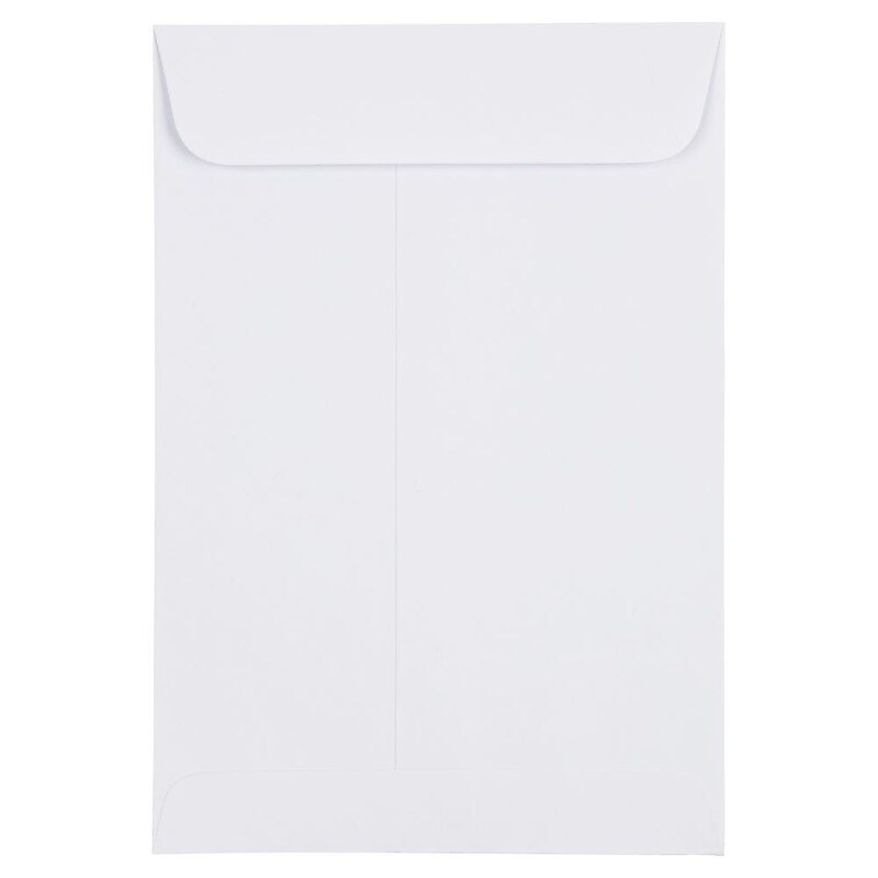 JAM Paper Catalog Envelope, 4.625" x 6.75", White, 25/Pack (1623988) image 1