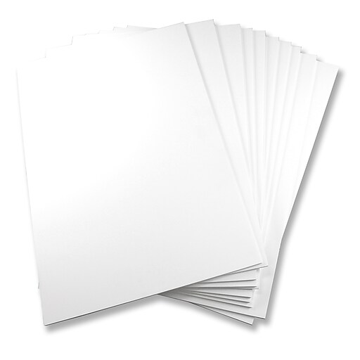 Flipside Foam Board, 30" x 20", White, 25/Carton (2030025) Staples