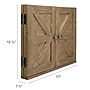 Excello Global Products Barndoor Picture Frame with Chalkboard, Brown (EGP-HD-0413)~#|#~A974E5EE-5C64-4205-BBB22D1CAFB2115B_sc7