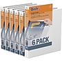 Davis Group QuickFit 1" 3-Ring Standard Binders, White, 6/Pack (88010-06)~#|#~A97591E8-03D7-44A0-A551A39072934198_sc7