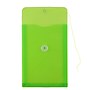 JAM Paper Premium Plastic Filing Envelope with Button & String Closure, 6 1/4" x 9 1/4", Lime Green, 3/Pack (472B1LIX3)~#|#~A976A799-F38E-40C6-8309279F1F501B04_sc7