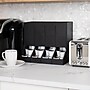 Mind Reader Plastic 4-Compartment Single Serve Coffee Pod Dispenser, 120 Pod Capacity, Black (CPODBK-BLK)~#|#~A976C3A1-DBFD-49DE-870195E328DBA7F3_sc7
