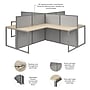 Bush Business Furniture Easy Office 4 Person L Shaped Cubicle Desk, Natural Elm (EOD760NE-03K)~#|#~A978181F-6570-4F39-B9D75A4AB9F32A29_sc7