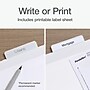 Pendaflex Standard Reinforced Hanging File Folder, 6-Tab, Letter, White, 20/Box (1006985)~#|#~A97B6A03-6AB4-41EC-B71E4093F2E40226_sc7