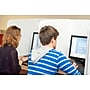 Classroom Products Foldable Cardboard Freestanding Privacy Shield, 24"H x 28"W, White, 10/Box (2410 WH)~#|#~A983C64D-F593-4856-AB5F721766ED5FF3_sc7