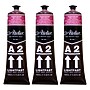 Chroma Atelier A2 Lightfast Acrylic Paint Tube, Quinacridone Red Violet Hue, 4 oz., 3/Bundle (CRM773-3)~#|#~A98838F0-033C-4D6D-AEB1C7EE04A23B70_sc7