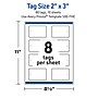 Avery  3" Blank Price & Merchandise Tags, White, 80/Carton (S00-FHE-PRMWT10)~#|#~A988CBB5-234F-472A-91BC0DD928D05175_sc7