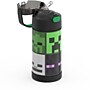 Thermos FUNtainer Minecraft Stainless Steel Vacuum Insulated Water Bottle, 12 oz., Black/Green (EAF4105MI6)~#|#~A98F6B33-A4CA-4866-BFEBCD1CBBDCE73F_sc7