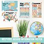 Hadley Designs 17" x 11" Retro Boho Preschool Educational Posters For Toddlers, Laminated, 16/Set (HDDX004ACFGE5)~#|#~A98FEBC7-8DDC-4717-B5CA19918ACD24C4_sc7