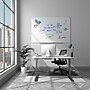 TRU RED™ Magnetic Tempered Glass Dry Erase Board, White, 6' x 4' (TR61197)~#|#~A9917CC0-0B23-4693-B9F0B40EA67D60B1_sc7