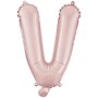 Party City (Air-Filled) 16" "V" Foil Balloon, Dusty Rose (AM 1 100089-92)~#|#~A99180BA-9F71-4E24-855C2F6579772F8E_sc7