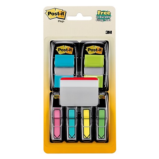 Post-it Flags and Arrow Flags Value Pack, 196 Flags/Pack (680-BBBGA4VA ...