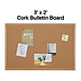 Staples Cork Bulletin Board, Oak Frame, 3'W x 2'H (28336-CC)~#|#~A999F36F-4DFB-4371-A0306669FFFE0DFD_sc7
